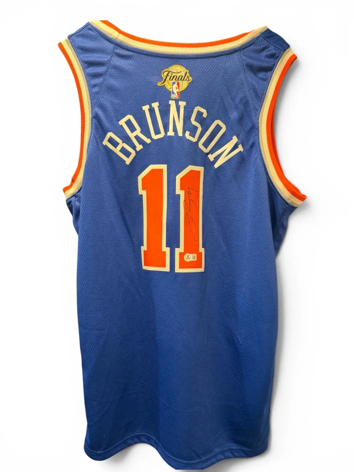 Brunson Signed Knicks 2026 NBA Finals Patch Jersey | PTS