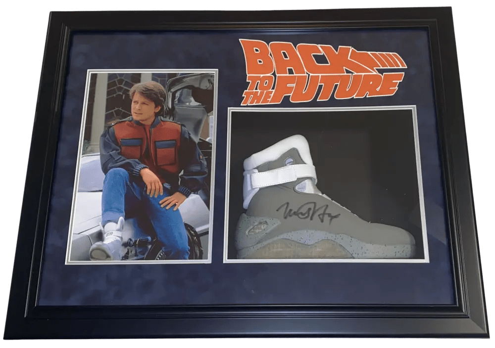 Michael J Fox Autographed Back to the Future Sneaker #1