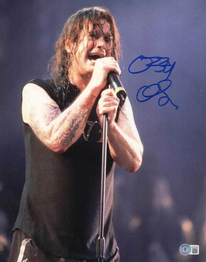 Ozzy Osbourne Signed Black Sabbath 11x14 Photo - COA