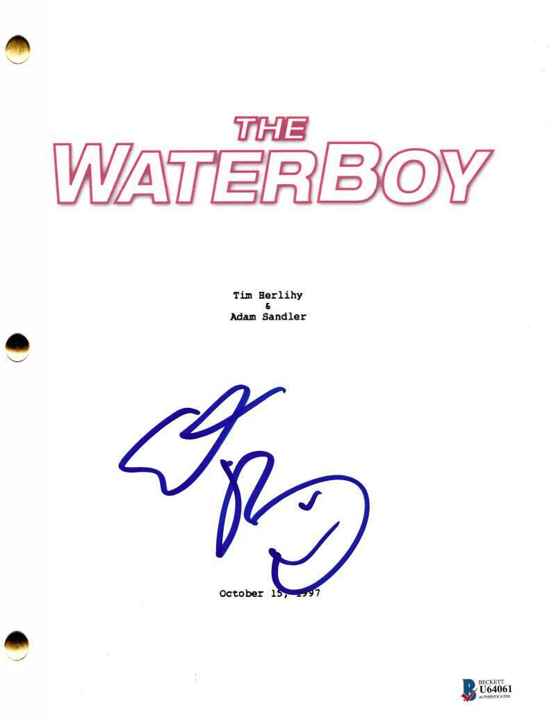 Adam Sandler Authentic Autographed Waterboy Bobby Boucher Jersey