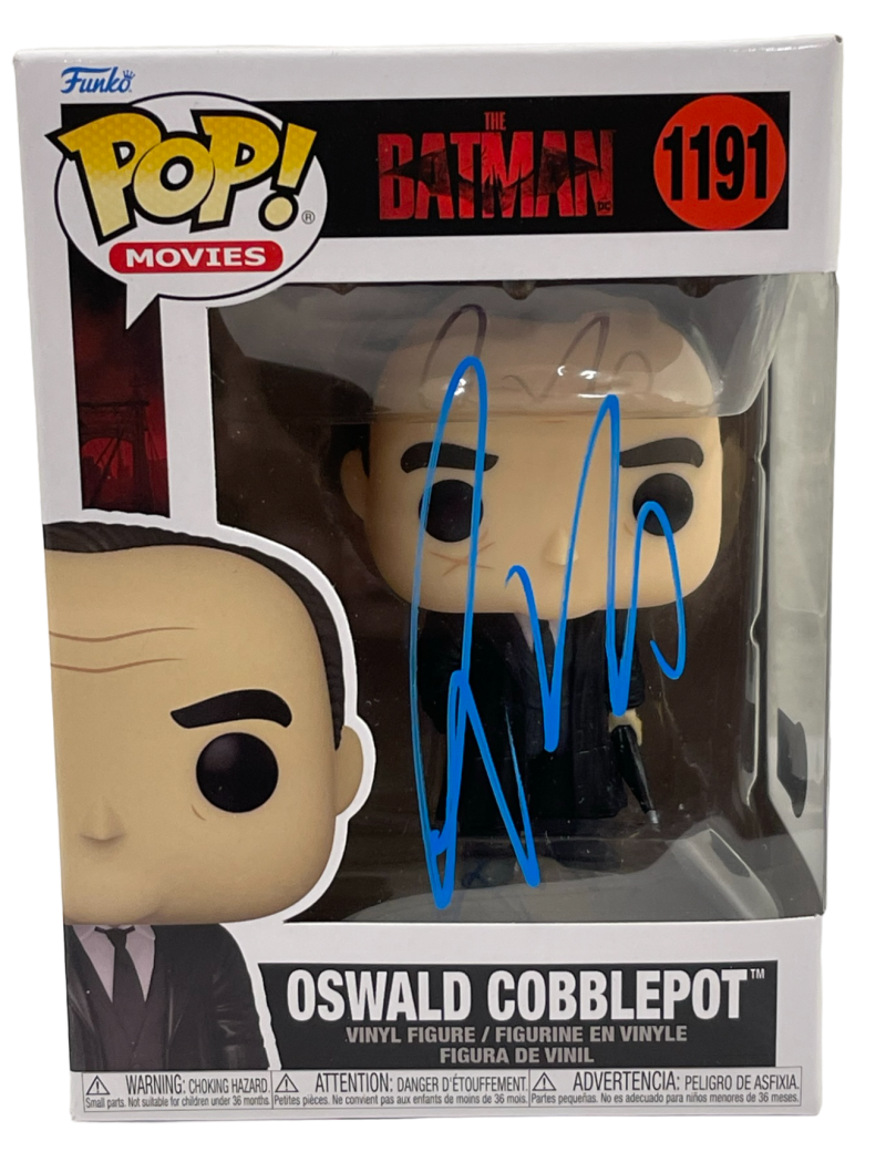 Colin Farrell Authentic Autographed Oswald Cobblepot The Batman 1191 Funko  Pop Figure