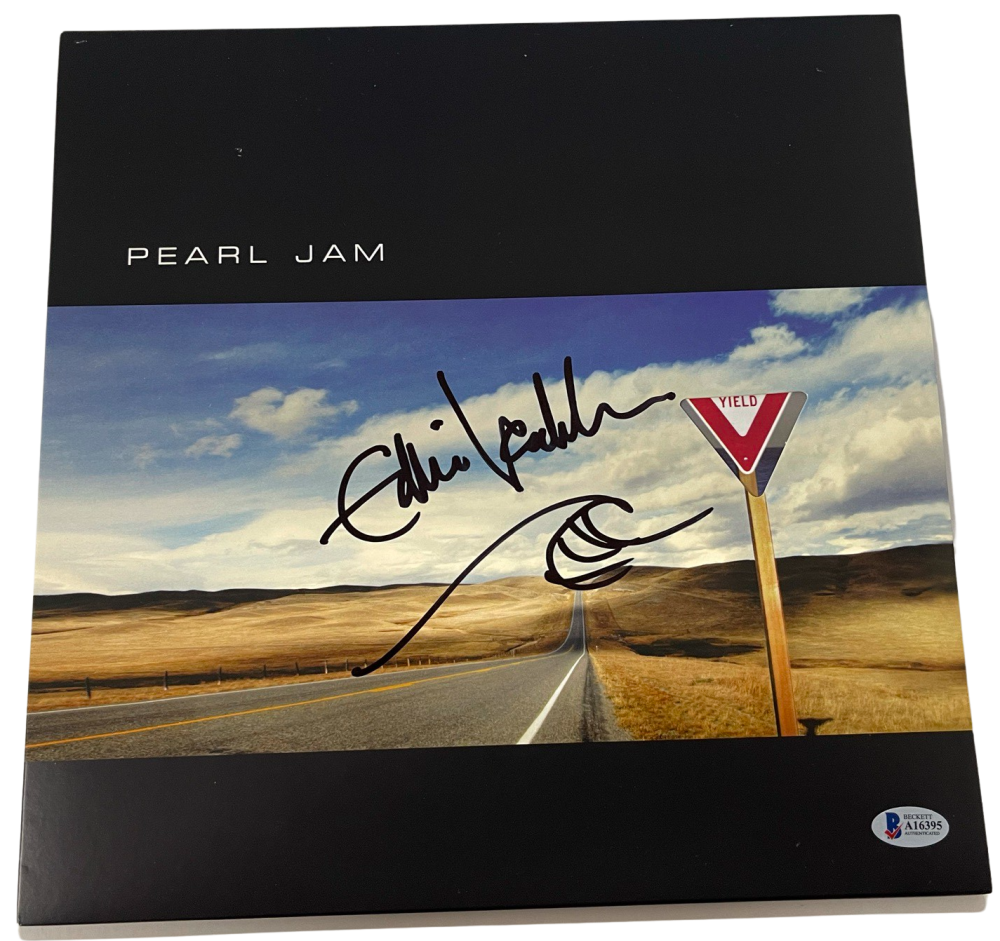 Eddie Vedder of Pearl Jam Authentic Autographed Vinyl Record
