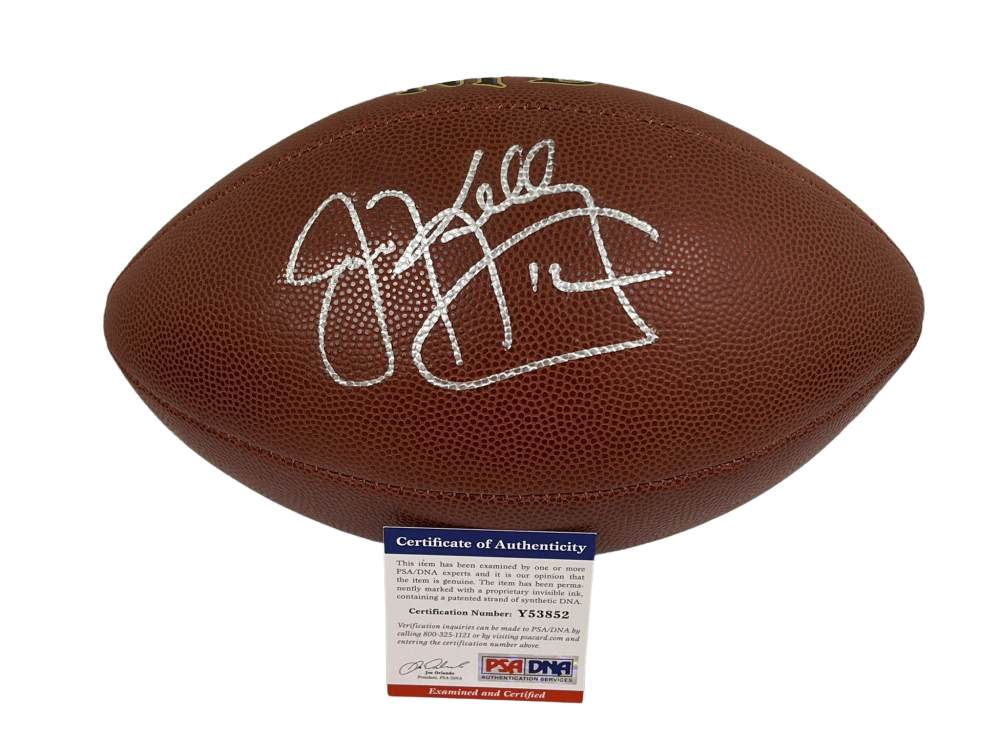 Jim Kelly Authentic Autographed NFL Football