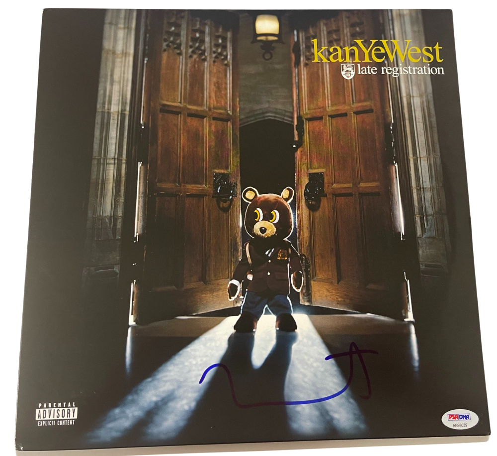 Kanye West Authentic Autographed Vinyl Record