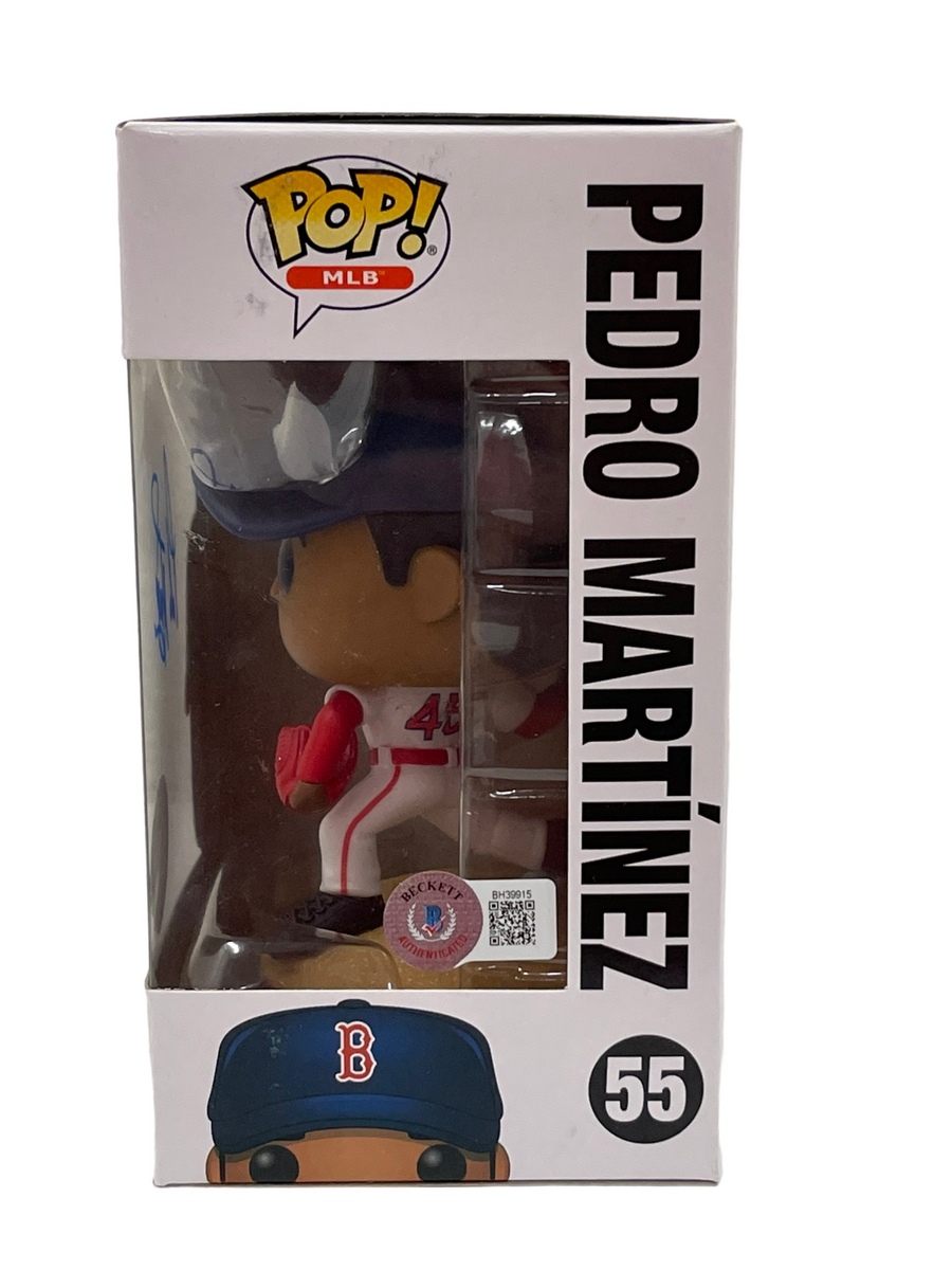 Pedro Martinez Authentic Autographed Red Sox MLB 55 Funko Pop