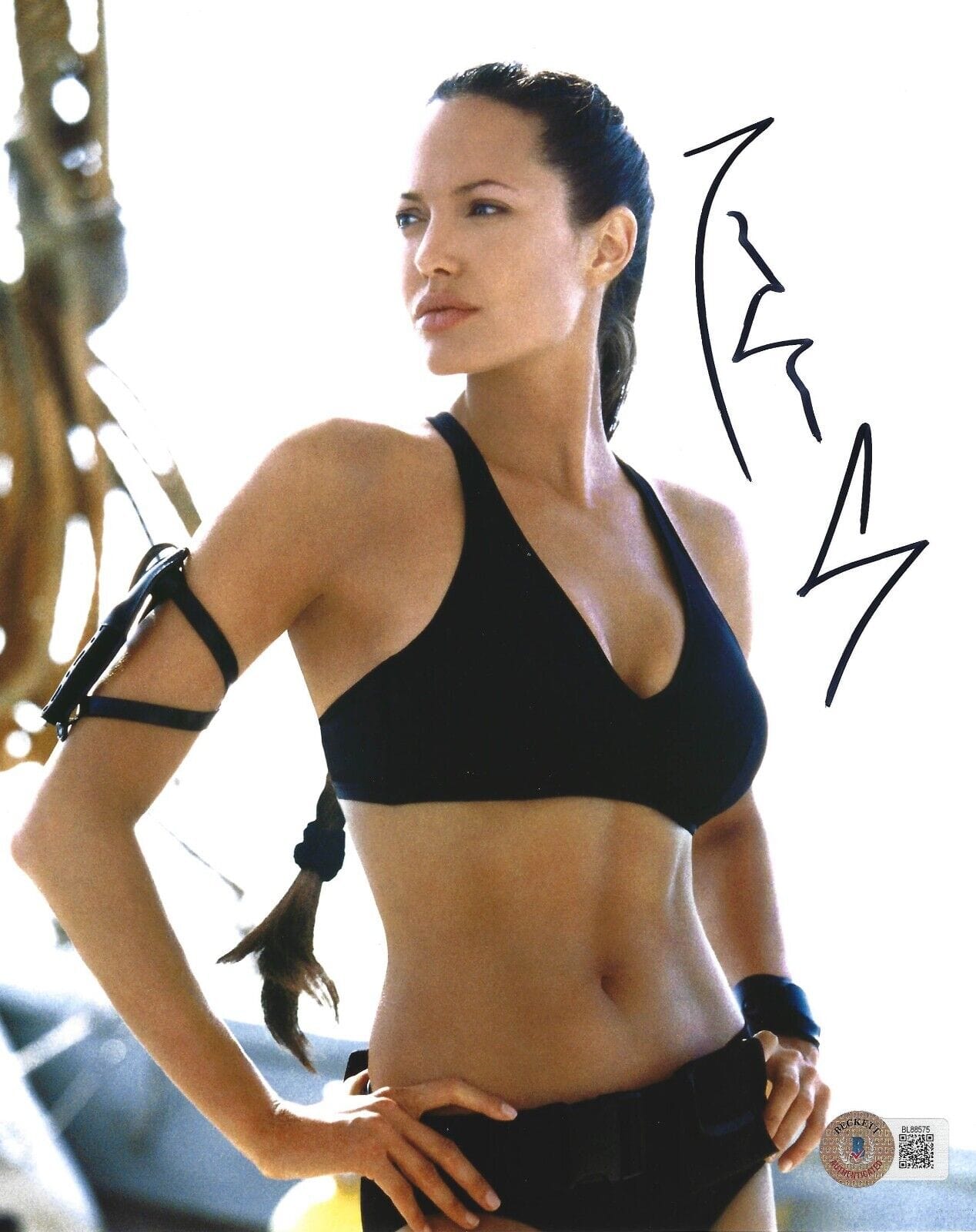 Angelina Jolie Signed 8x10 Photo | PTS - Tomb Raider