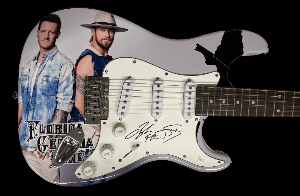 Florida Georgia Line Full Size Custom Electric Guitar Signed