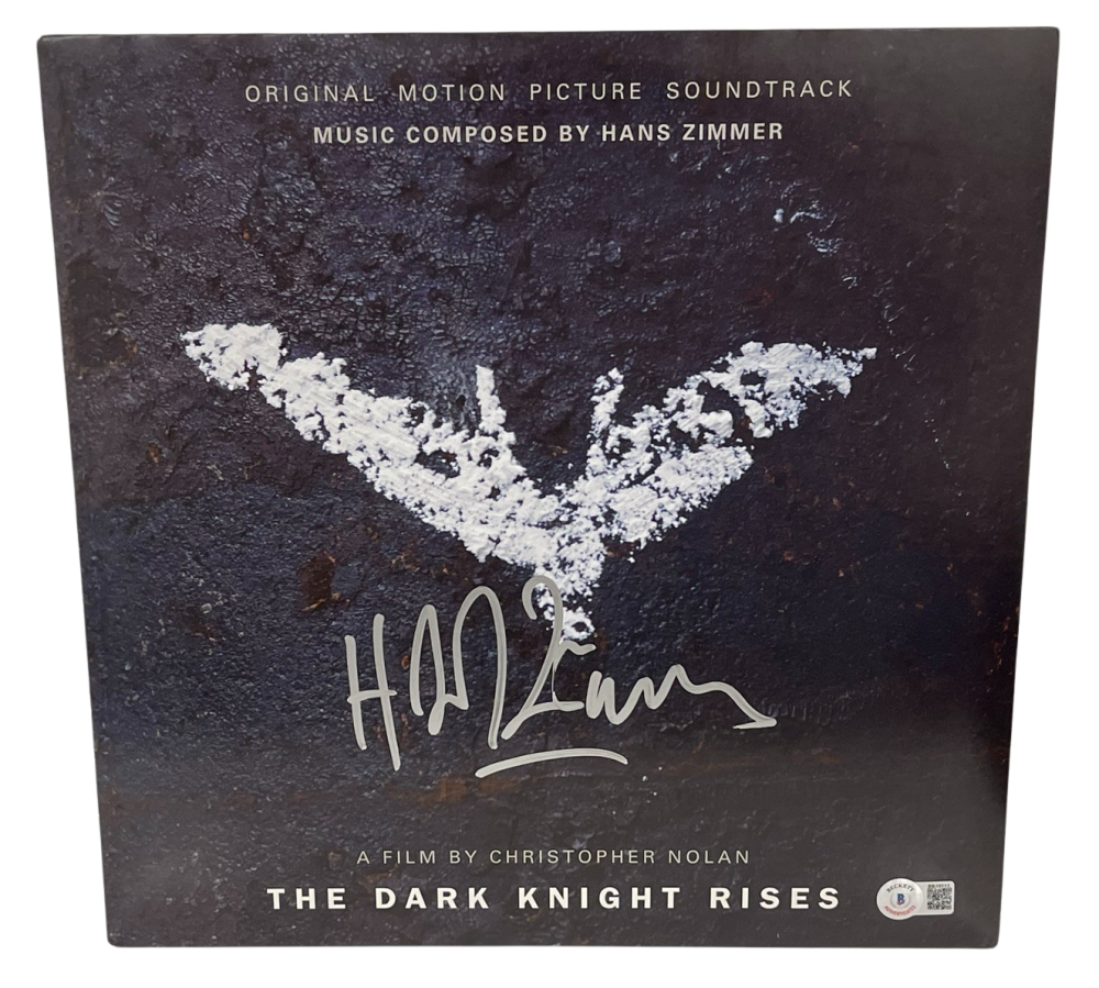 Hans Zimmer Authentic Autographed The Dark Knight Rises CD Booklet