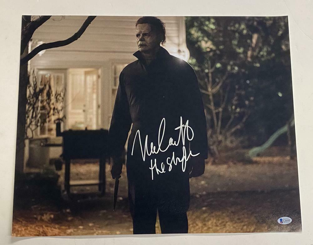 Nick Castle Signed 16x20 Photo - Beckett COA