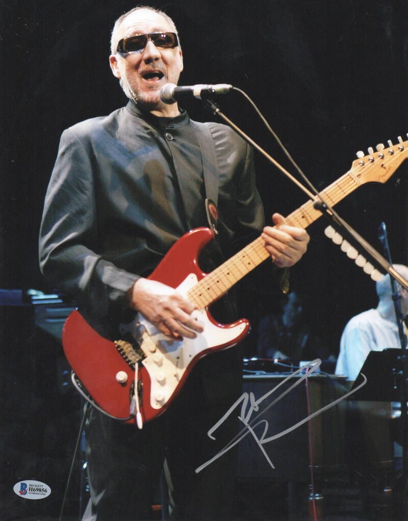 Pete Townshend Signed 11x14 Photo | PTS COA