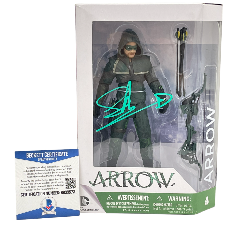 Stephen Amell Authentic Autographed DC Collectibles Arrow Figure