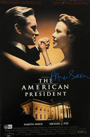 Aaron Sorkin Signed 12x18 Poster from The American President Beckett COA - Item #3
