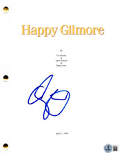 Adam Sandler signed Happy Gilmore script with Beckett Hologram & QR Code