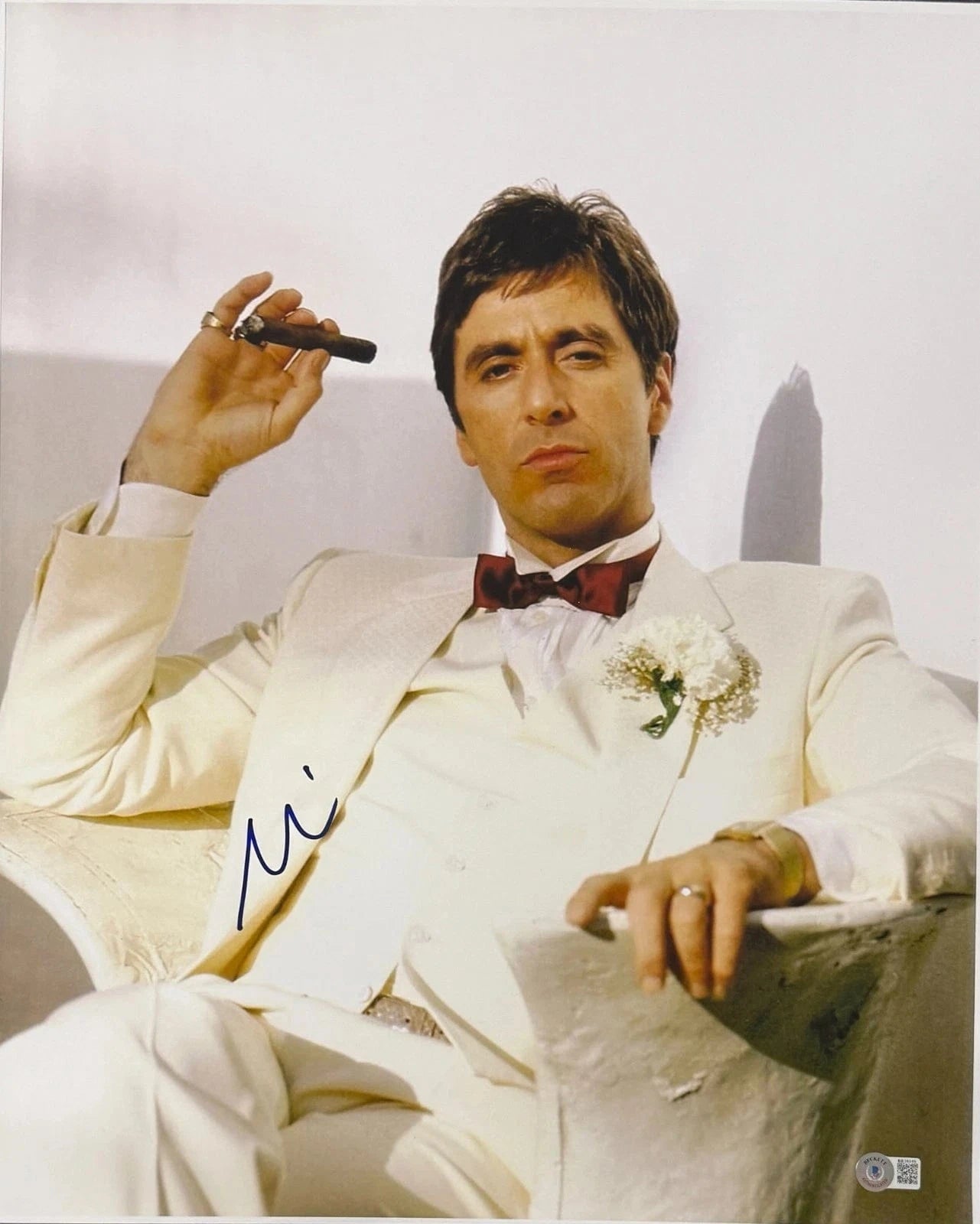Al Pacino Signed 16x20 Photo from Scarface Beckett COA - Item #1