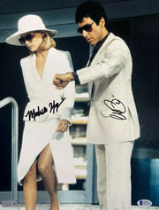 Al Pacino & Michelle Pfeiffer Authentic Autographed 11x14 Photo #2