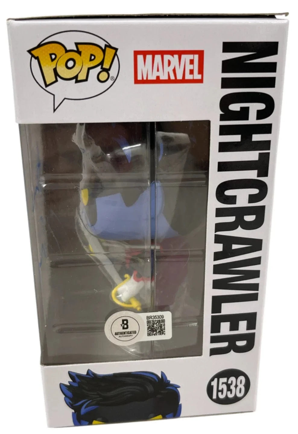 Alan Cumming Signed Funko from X-Men Beckett COA - Detail View