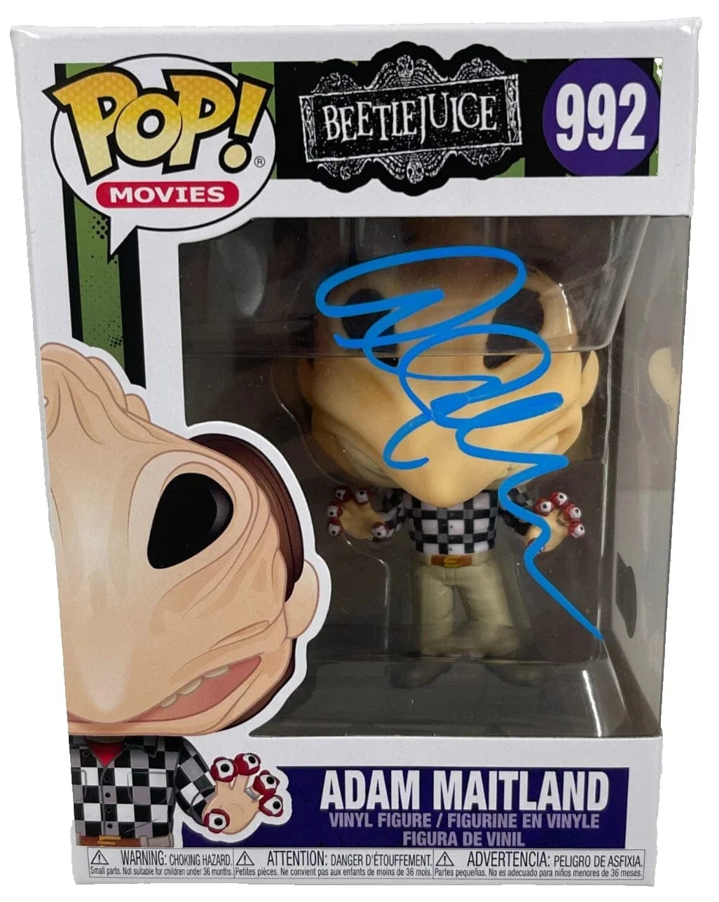 Alec Baldwin Authentic Autographed Adam Maitland Beetlejuice 992 Funko Pop Figure