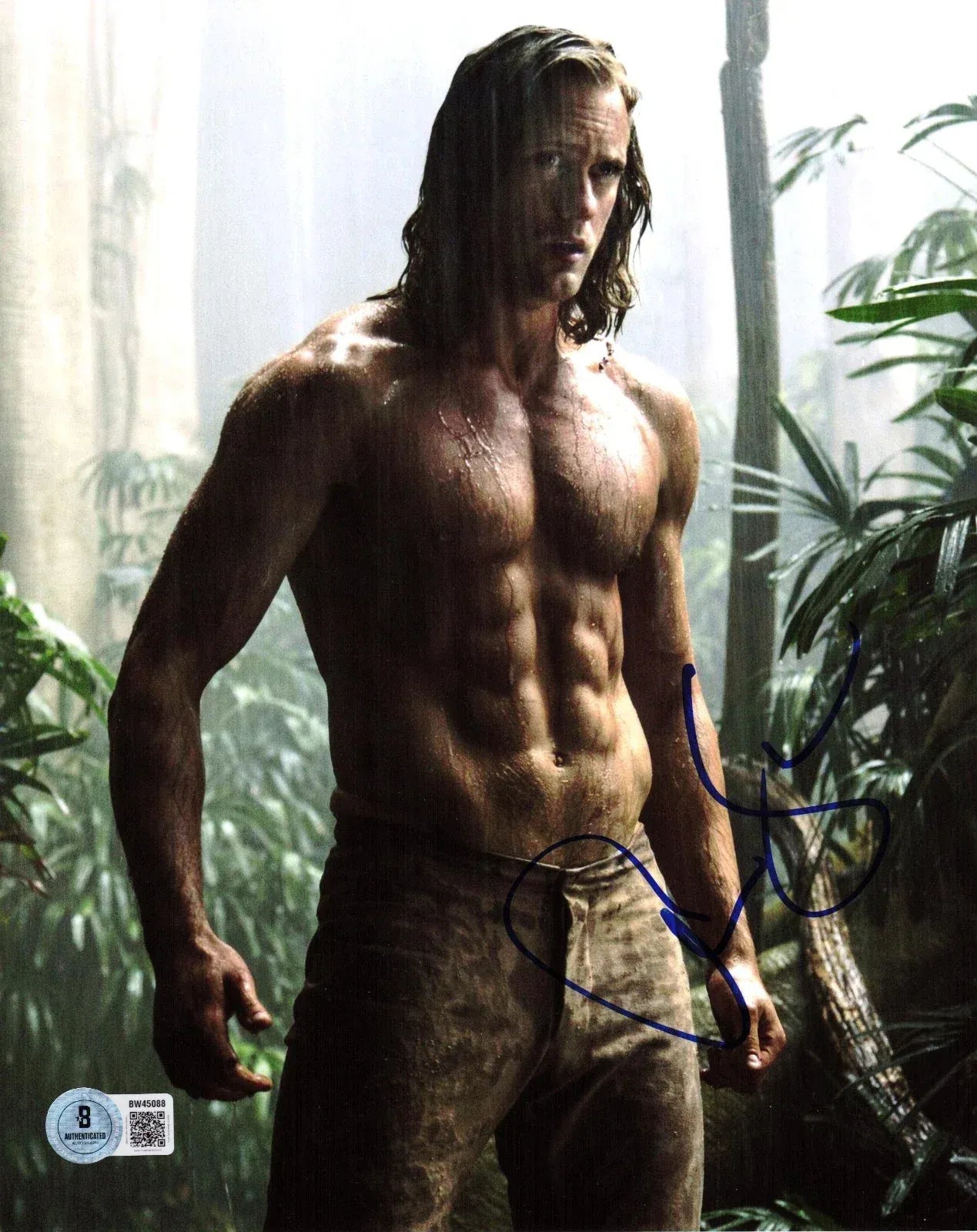 Alexander Skarsgard signed The Legend of Tarzan 8x10 photo — Beckett authenticated