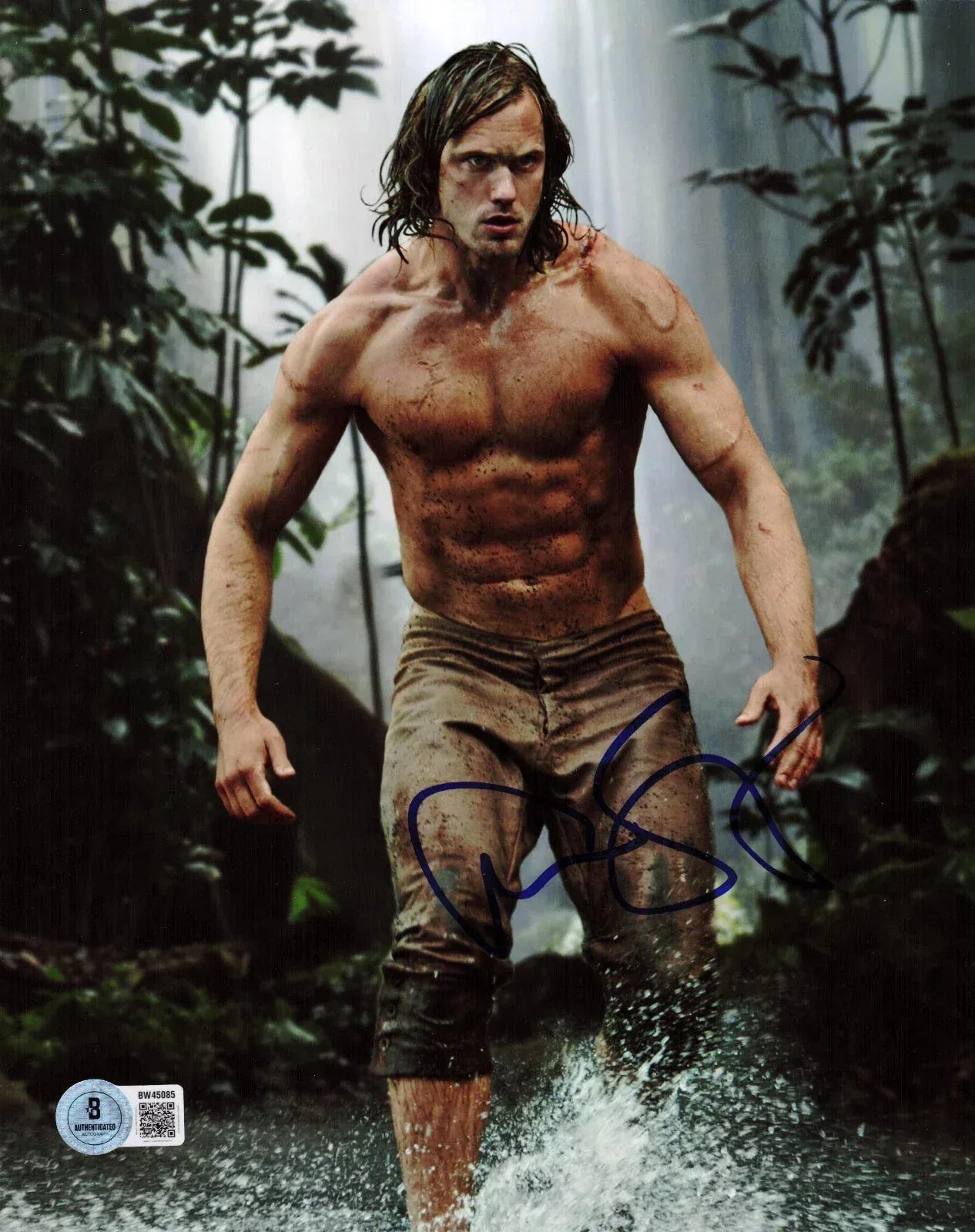 Alexander Skarsgard signed The Legend of Tarzan 8x10 photo — Beckett authenticated