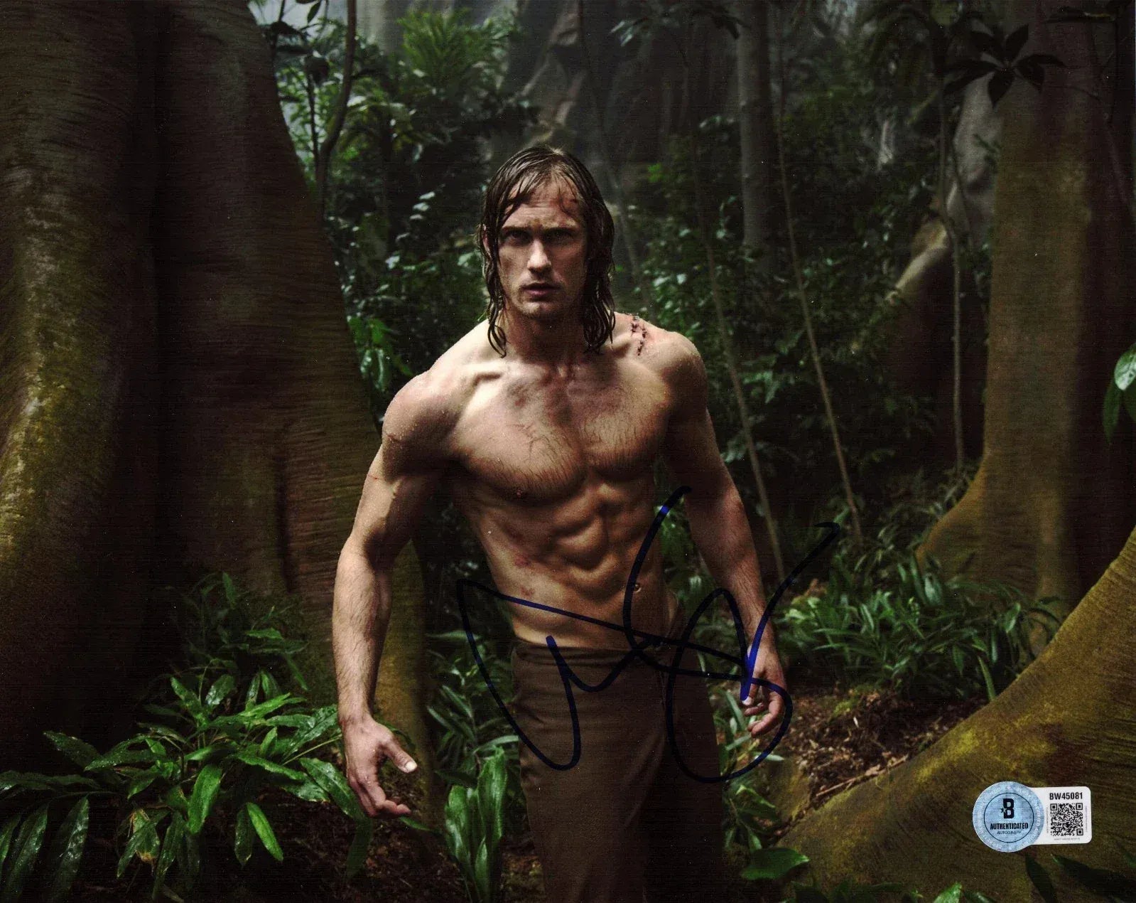 Alexander Skarsgard signed The Legend of Tarzan 8x10 photo — Beckett authenticated