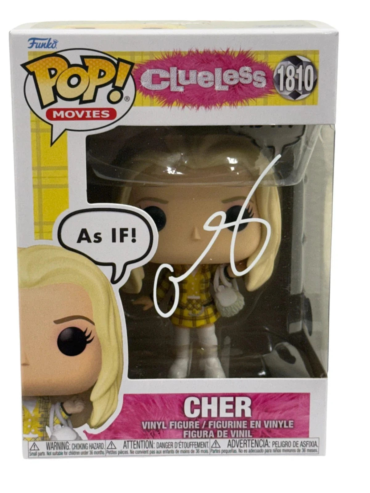 Alicia Silverstone Authentic Autographed Cher Clueless 1810 Funko Pop Figure #2