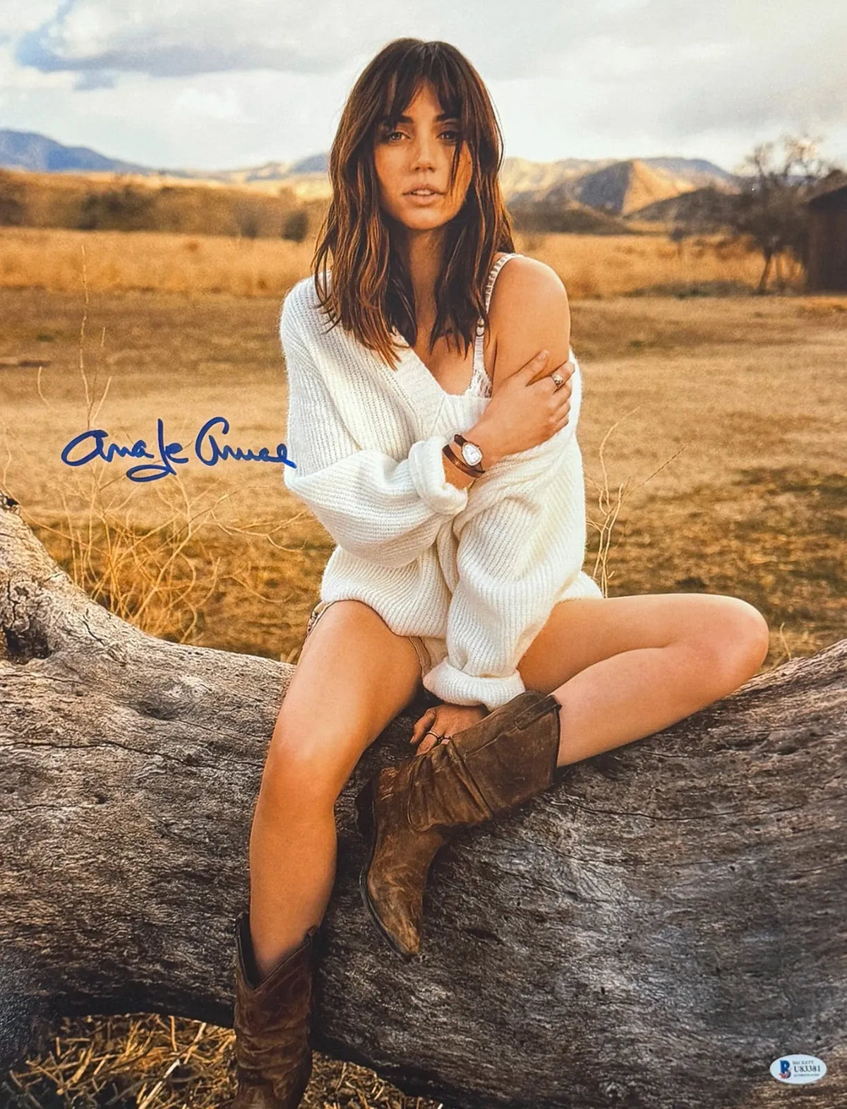 Ana De Armas Authentic Autographed 16x20 Photo - Signed Portrait