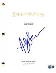 Andy Serkis The autographed script with certificate of authenticity