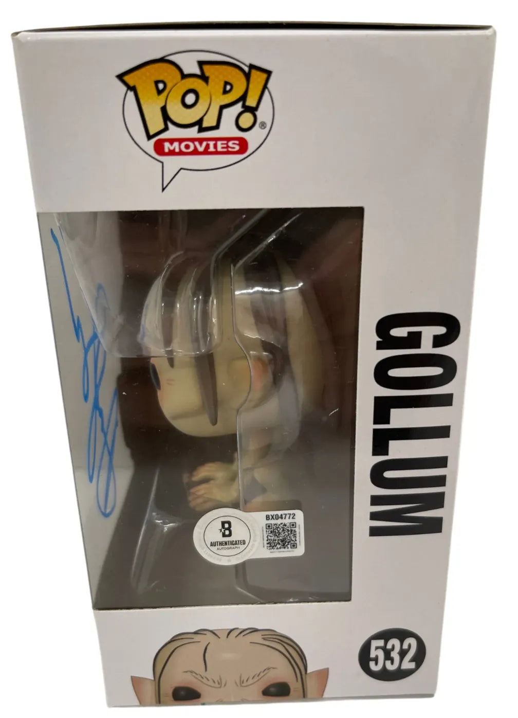 Andy Serkis signed item - COA and hologram detail