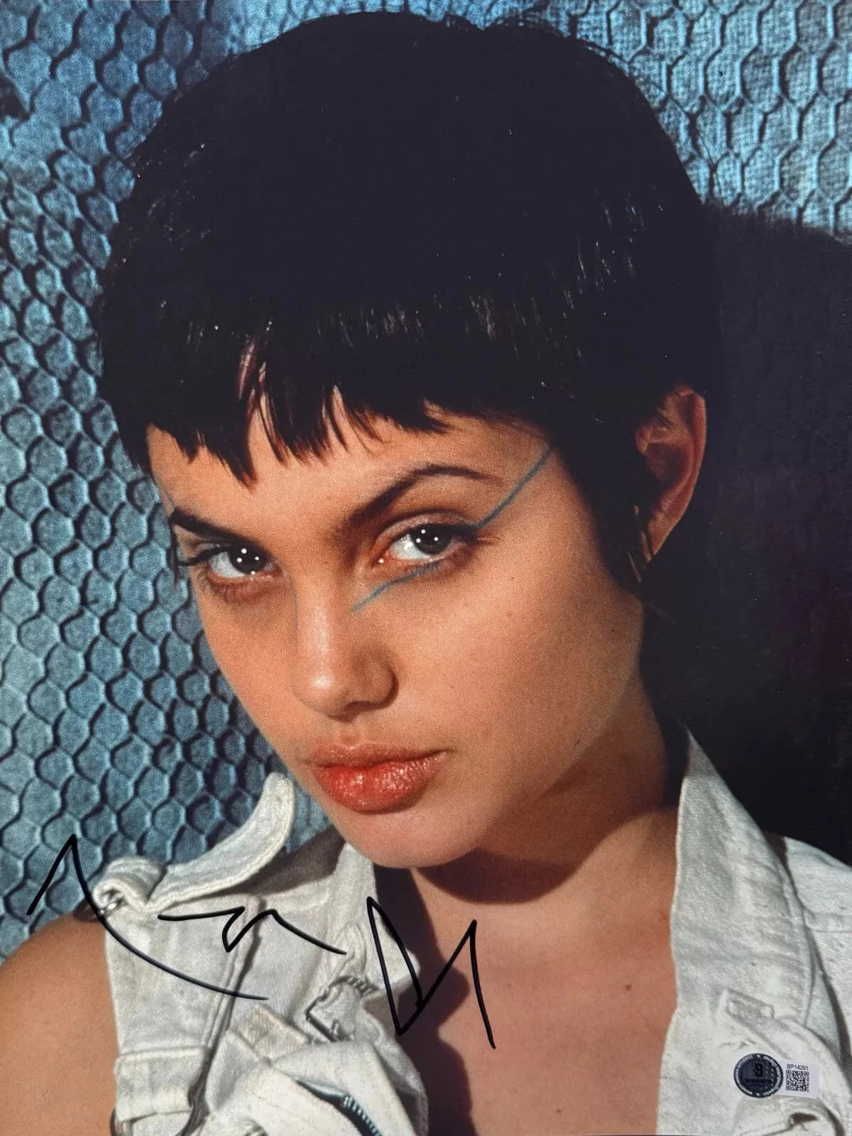 Angelina Jolie Signed 11x14 Photo from Hackers Beckett COA - Item #1