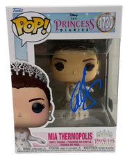 Anne Hathaway signed Mia Thermopolis The Princess Diaries Funko Pop with Beckett COA