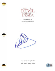 Anne Hathaway Signed Complete Movie Script from The Devil Wears Prada Beckett COA - Item #8