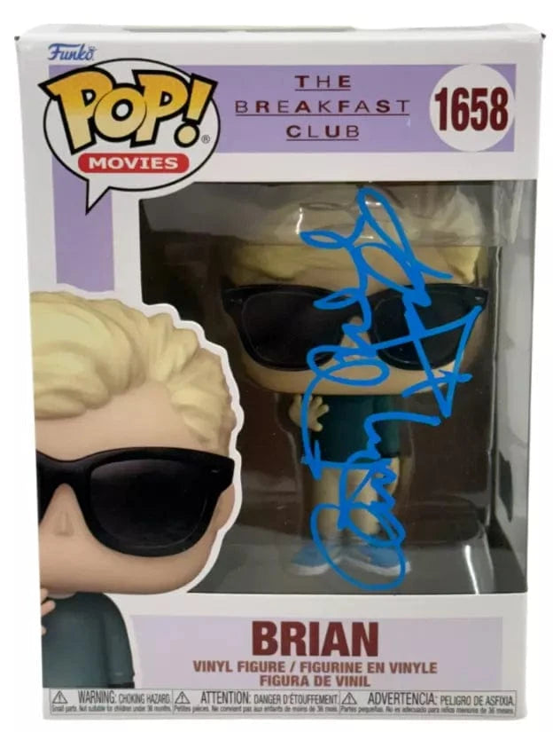 Anthony Michael Hall Authentic Autographed Brian The Breakfast Club 1658 Funko Pop Figure