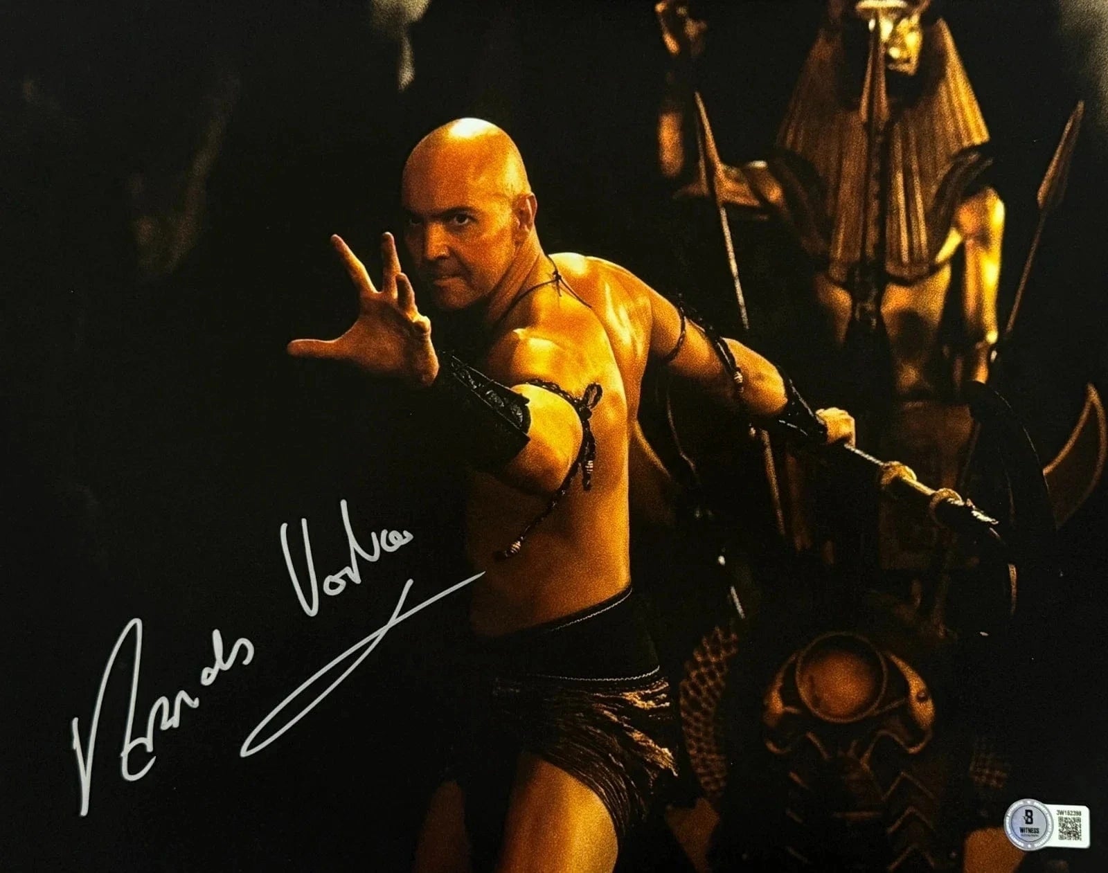 Arnold Vosloo Signed 11x14 Photo from The Mummy Beckett COA - Item #9