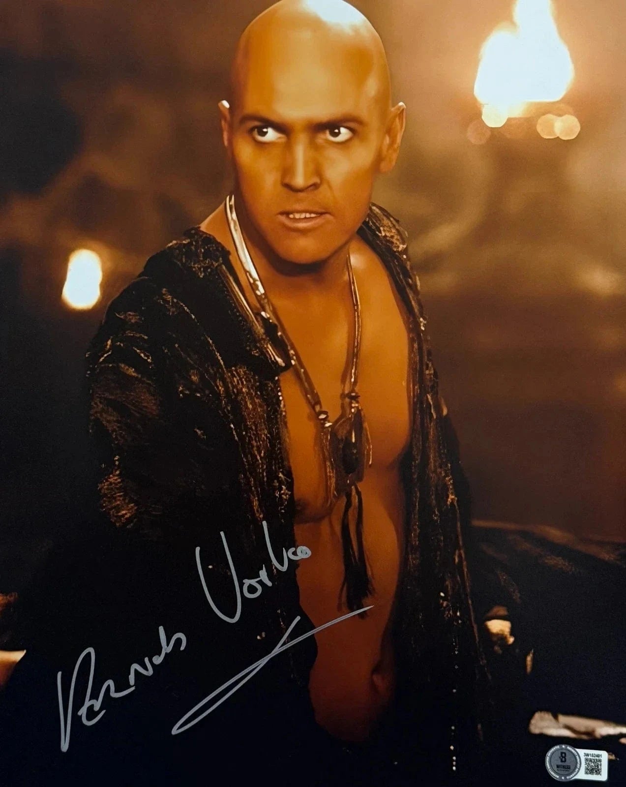 Arnold Vosloo Signed 11x14 Photo from The Mummy Beckett COA - Item #8