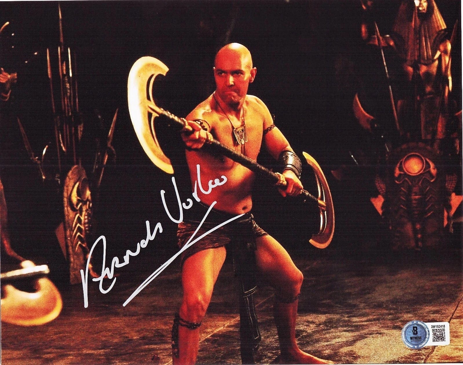 Arnold Vosloo Signed 8x10 Photo from The Mummy Beckett COA - Item #9
