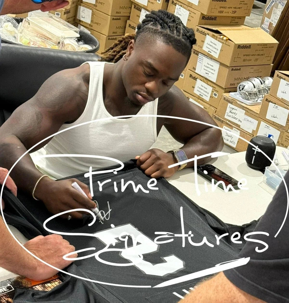 Ashton Jeanty Signed NFL Jersey Beckett COA - Item #1 - Detail View