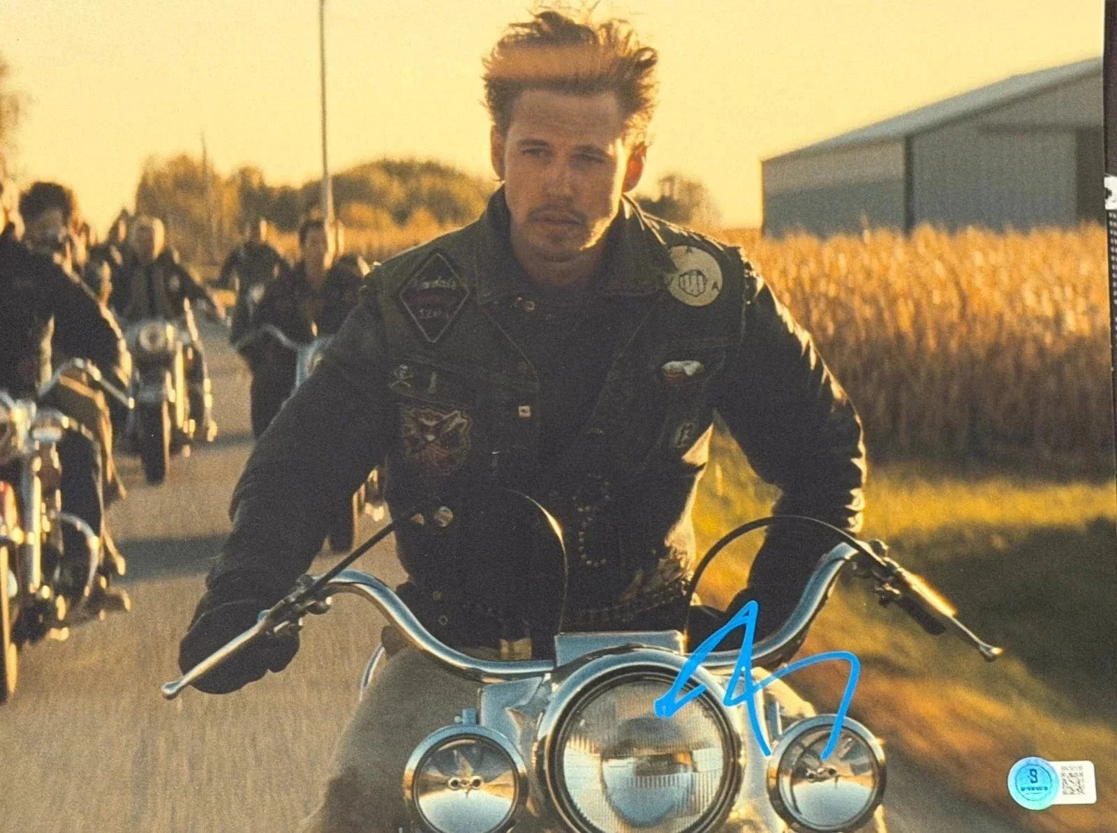 Austin Butler Signed 11x14 Photo from The Bikeriders Beckett COA