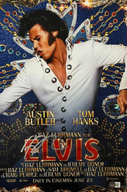 Austin Butler Signed 12x18 Poster from Elvis Beckett Witness COA - Item #1