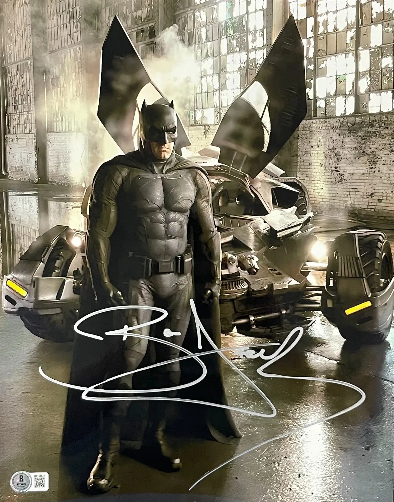 Ben Affleck 11x14 Metallic Photo with Beckett Witness COA
