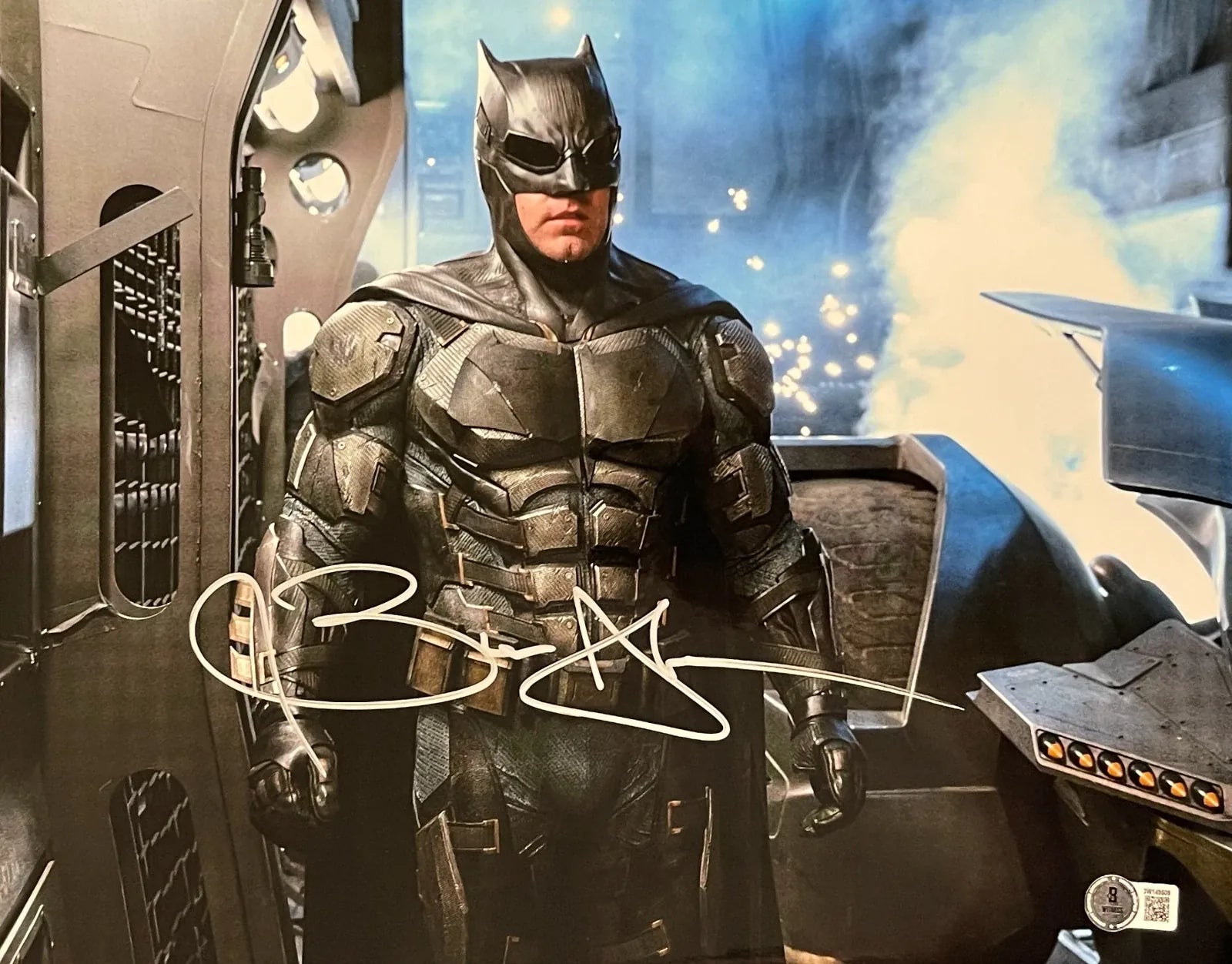 Ben Affleck 11x14 Metallic Photo with Beckett Witness COA