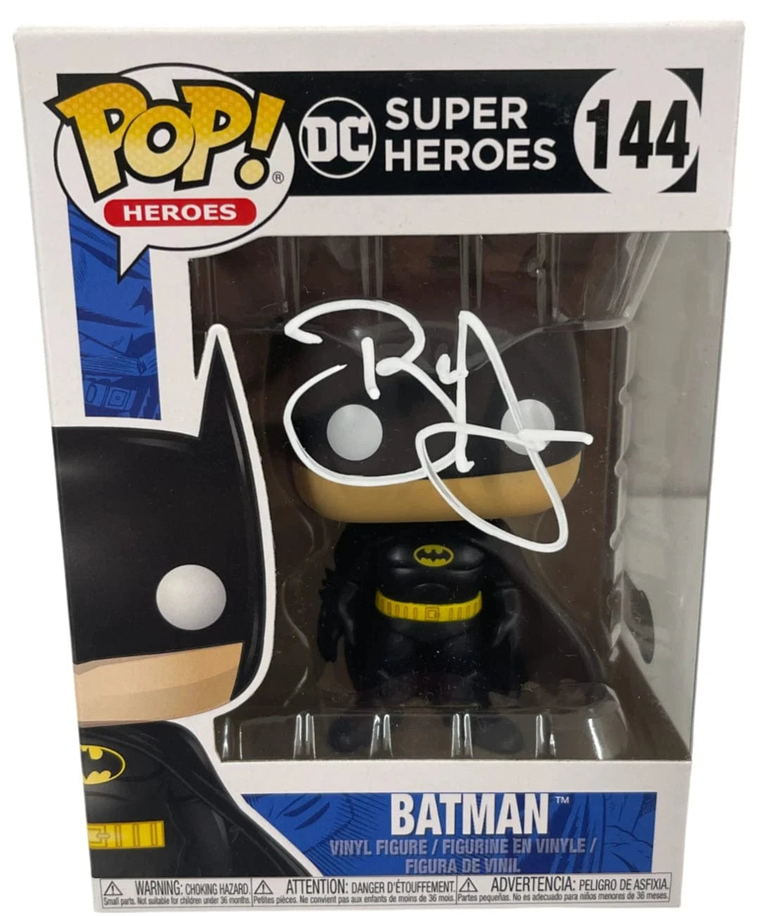 Ben Affleck Authentic Autographed Batman DC Super Heroes 144 Funko Pop Figure