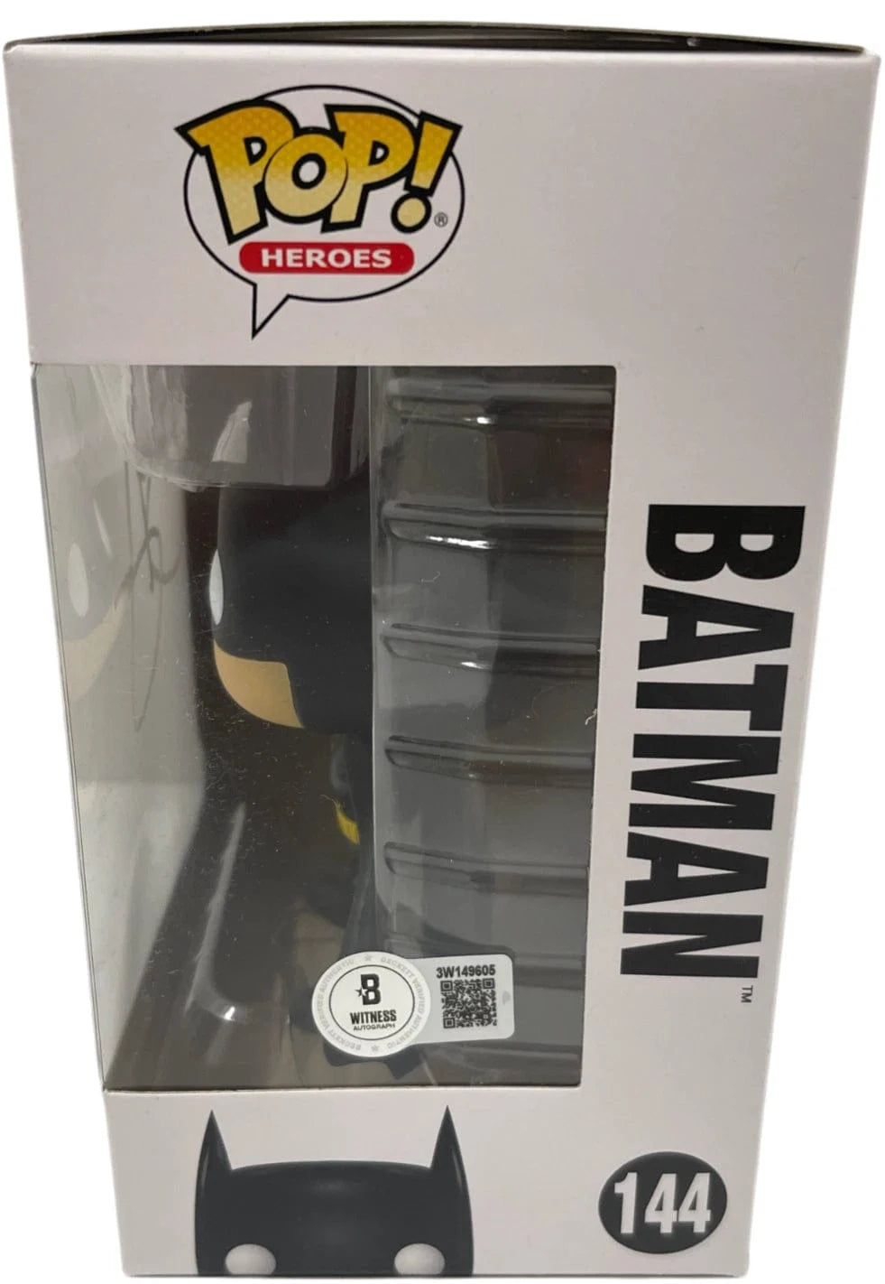 Ben Affleck Signed Funko from Batman Beckett COA - Detail View