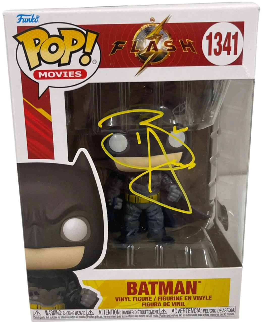 Ben Affleck Authentic Autographed Batman The Flash 1341 Funko Pop Figure