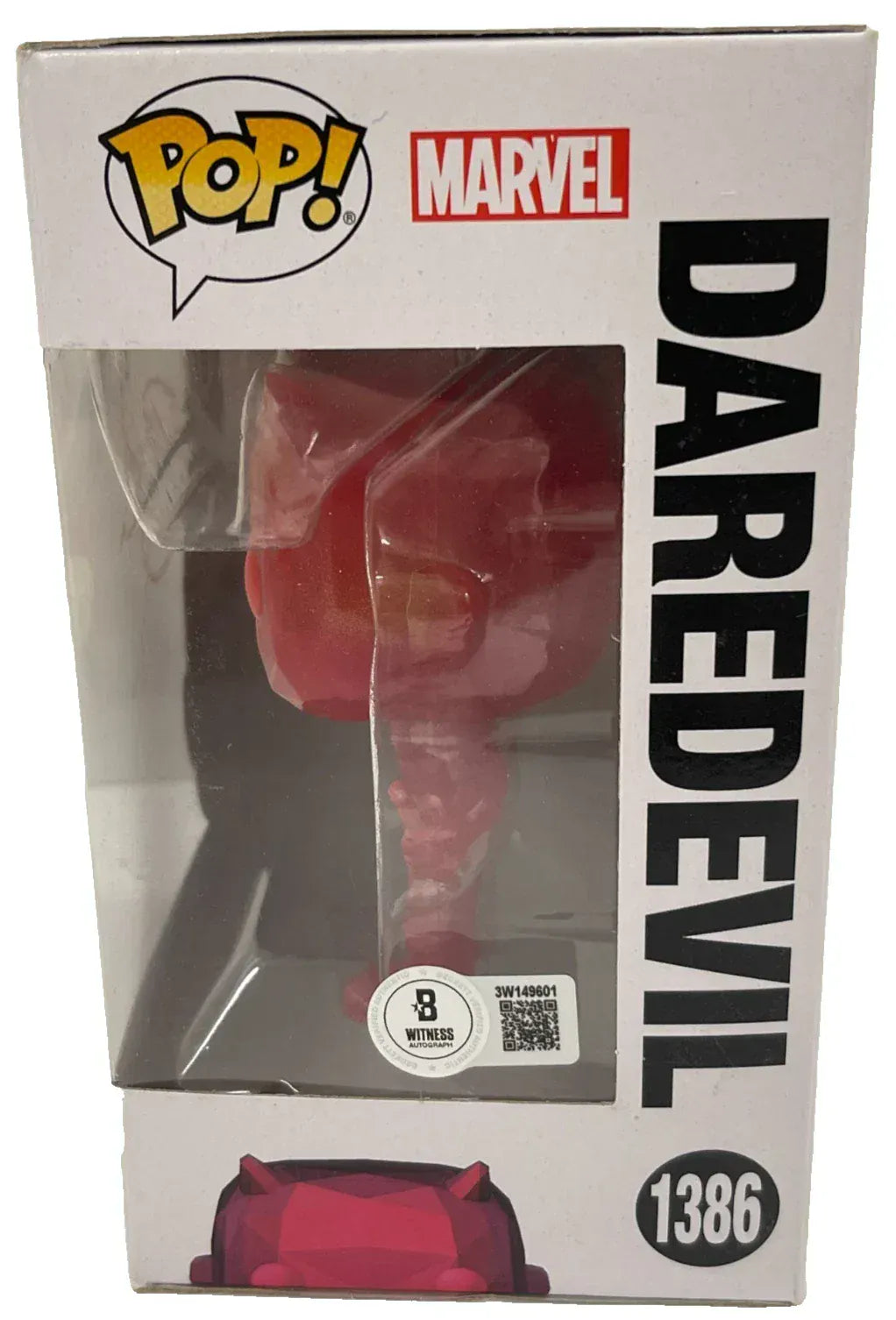 Ben Affleck Signed Daredevil Marvel Daredevil Funko Pop Figure Beckett COA