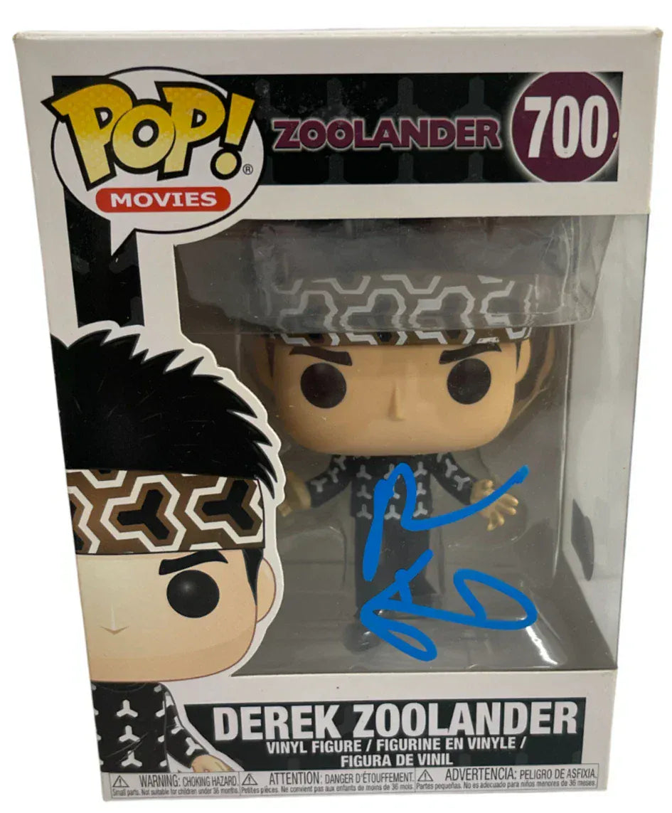 Ben Stiller Authentic Autographed Derek Zoolander 700 Funko Pop Figure