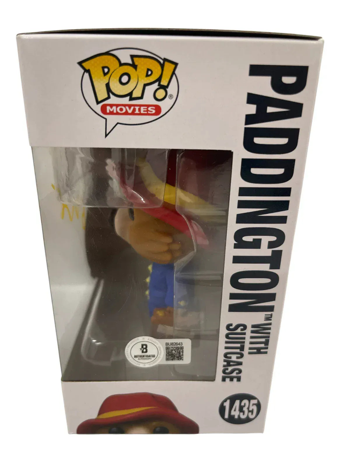 Ben Whishaw Authentic Autographed Paddington with Suitcase 1435 Funko Pop Figure