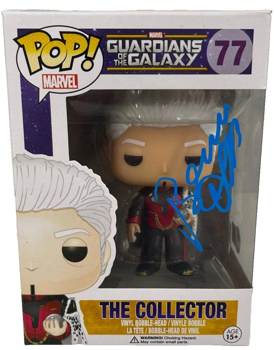 Benicio del Toro Authentic Autographed The Collector Guardians of the Galaxy 77 Funko Pop Figure