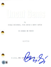 Benny Safdie Authentic Autographed Uncut Gems Script