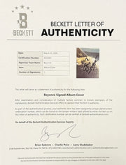 Beyonce autographed item - Back View
