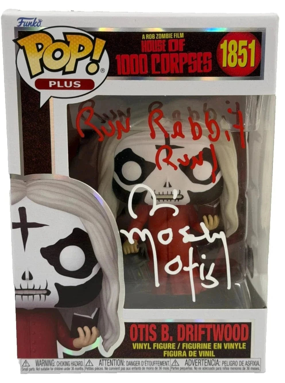Bill Moseley Authentic Autographed Otis B. Driftwood House of 1000 Corpses 1851 Funko Pop Figure #3